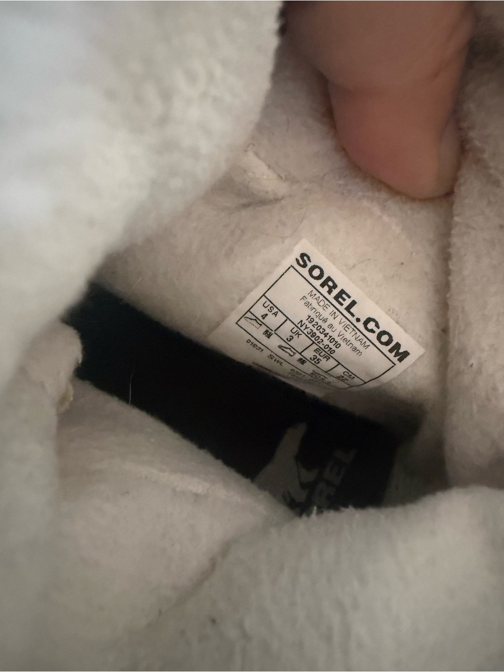 SOREL GIRLS WHITNEY II SHORT LACE SNOW BOOT BLACK KIDS - Picture 6 of 8